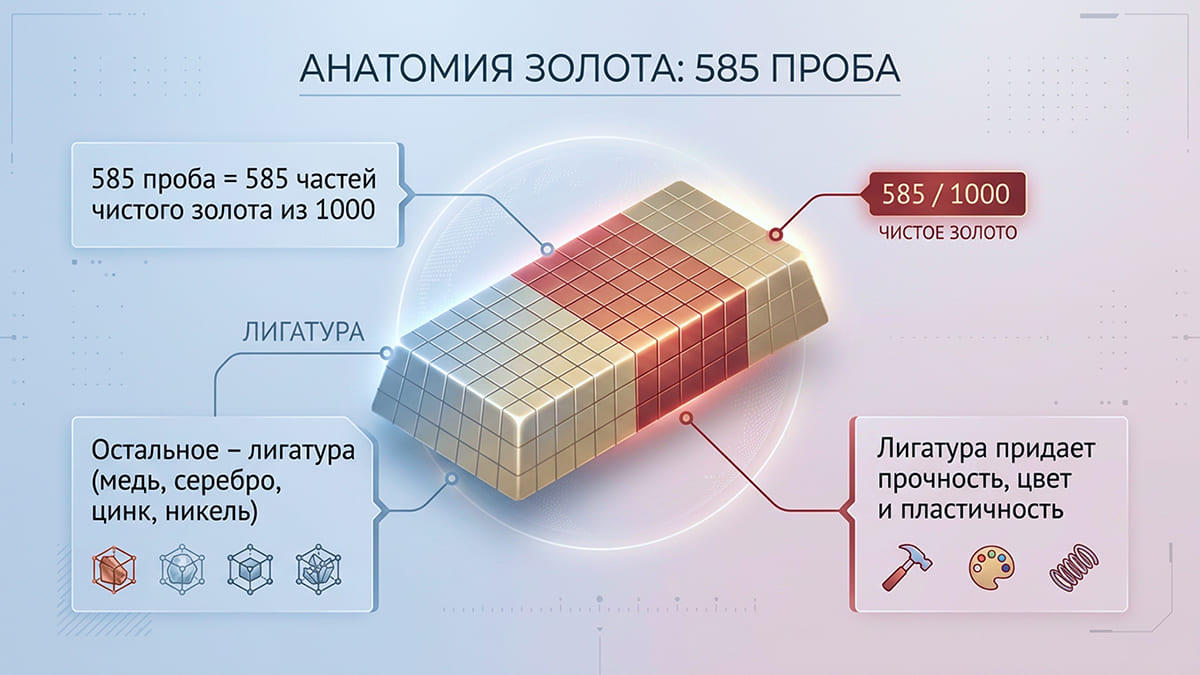 Золото 583 пробы в СССР: история, особенности и ценность
